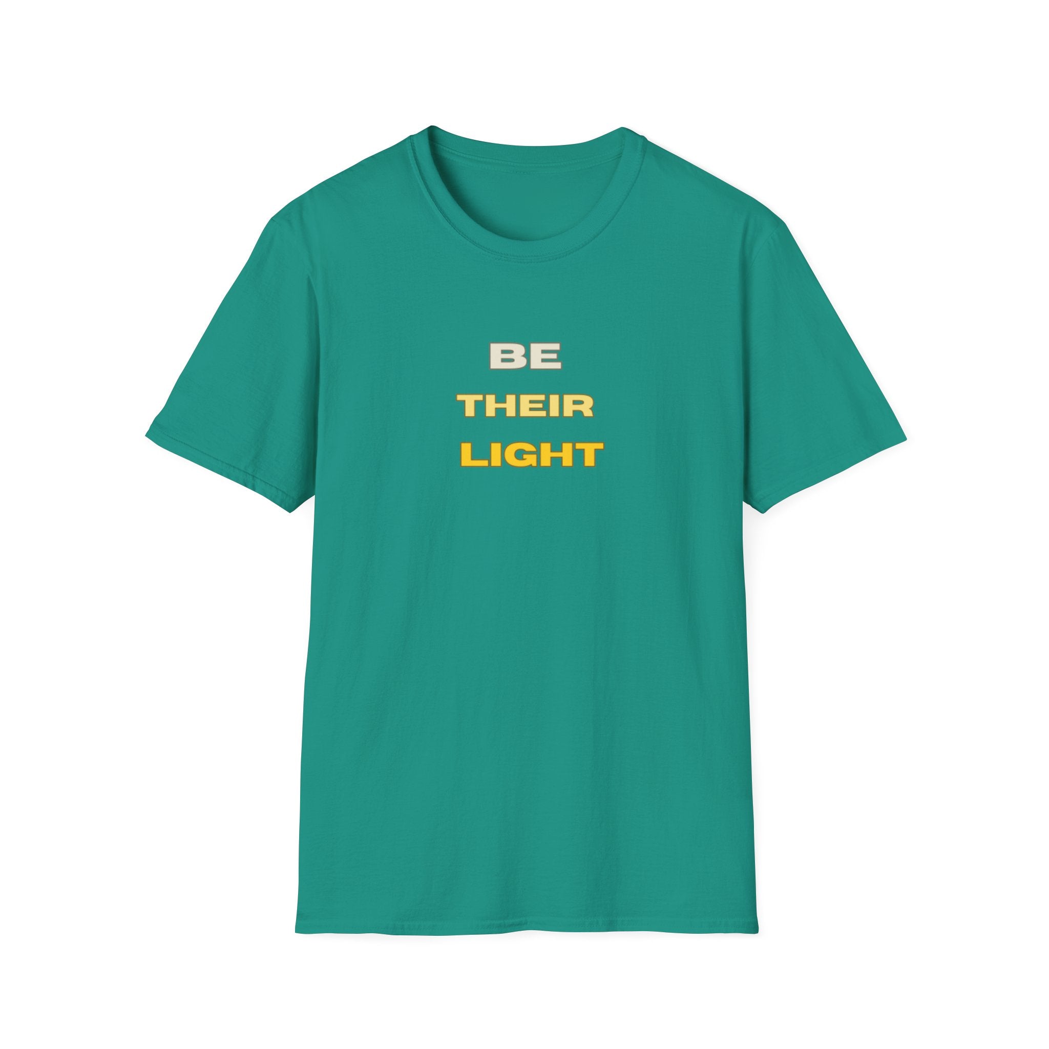 Be Their Light Mountain T-Shirt, Unisex Tee, Faith-Based Apparel, Christian Message Shirt
