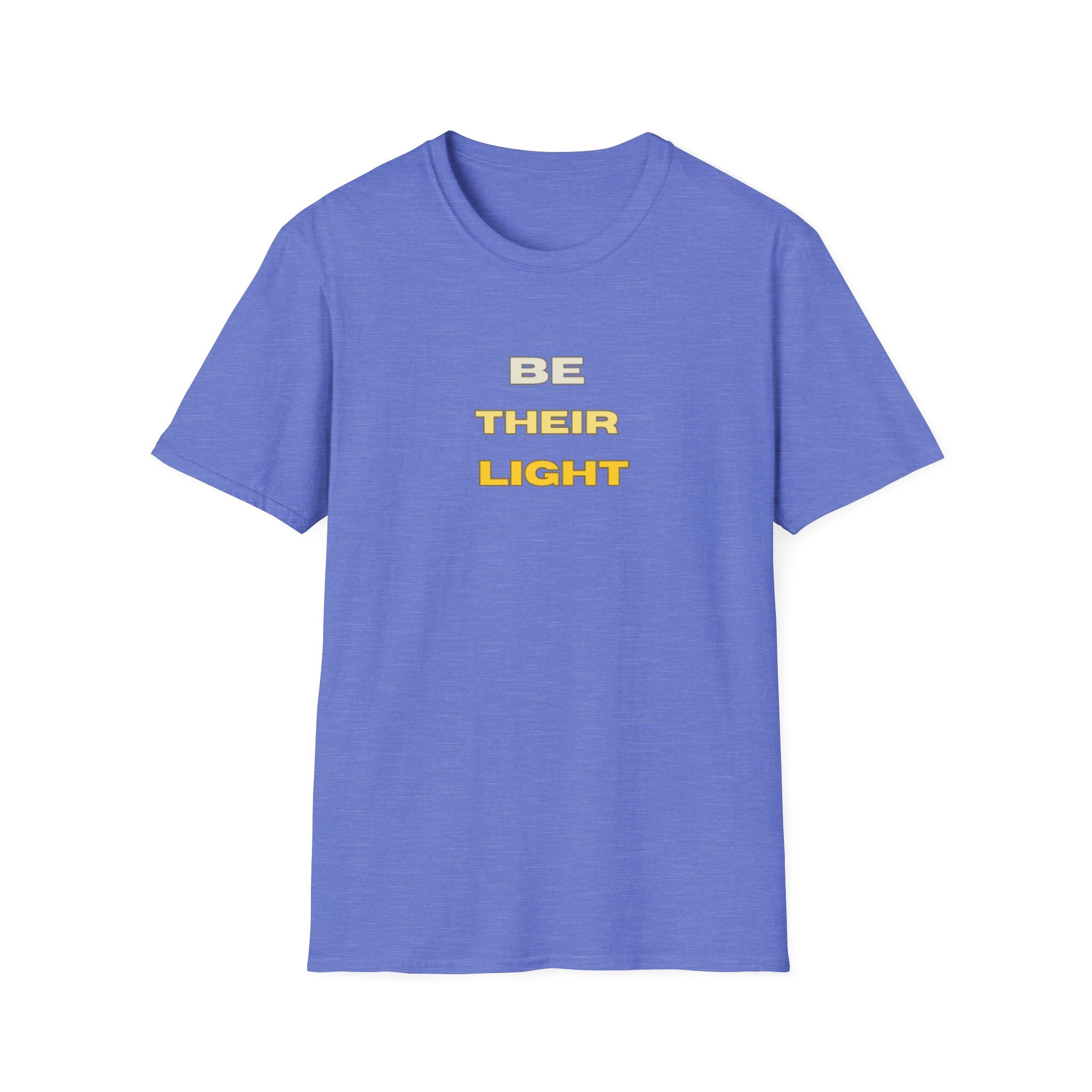 Be Their Light Mountain T-Shirt, Unisex Tee, Faith-Based Apparel, Christian Message Shirt