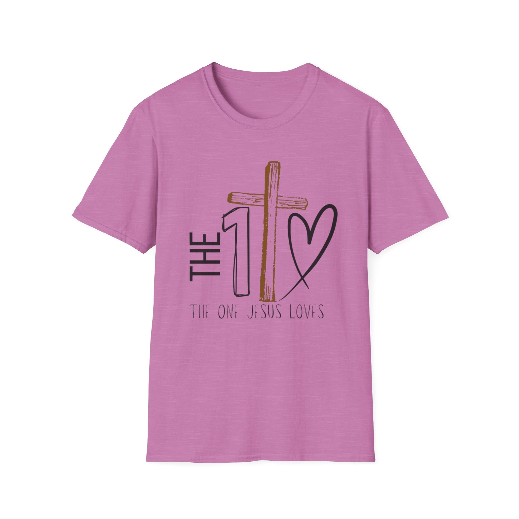 The One Jesus Loves Christian T-Shirt |Cross Graphic Shirt