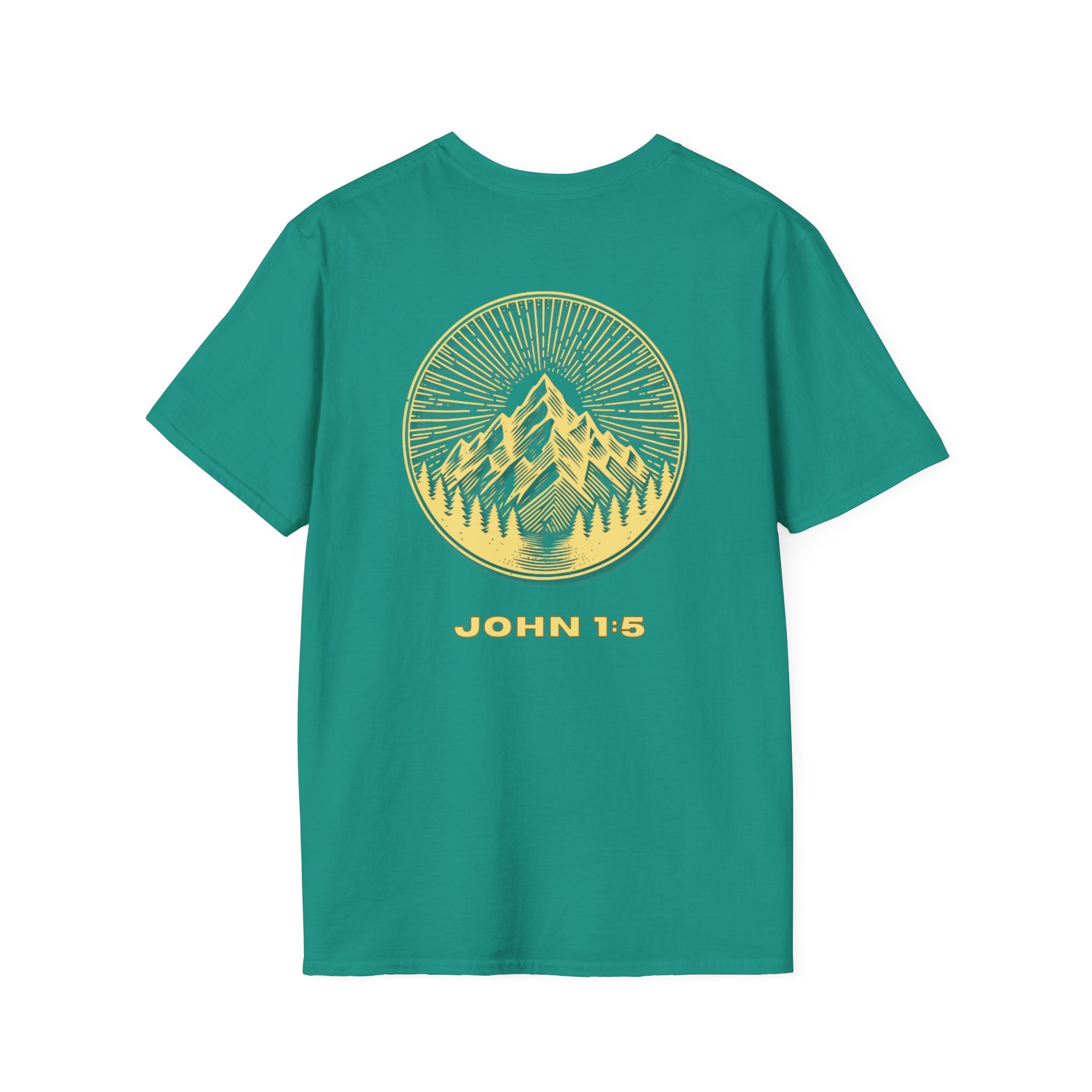 Be Their Light Mountain T-Shirt, Unisex Tee, Faith-Based Apparel, Christian Message Shirt