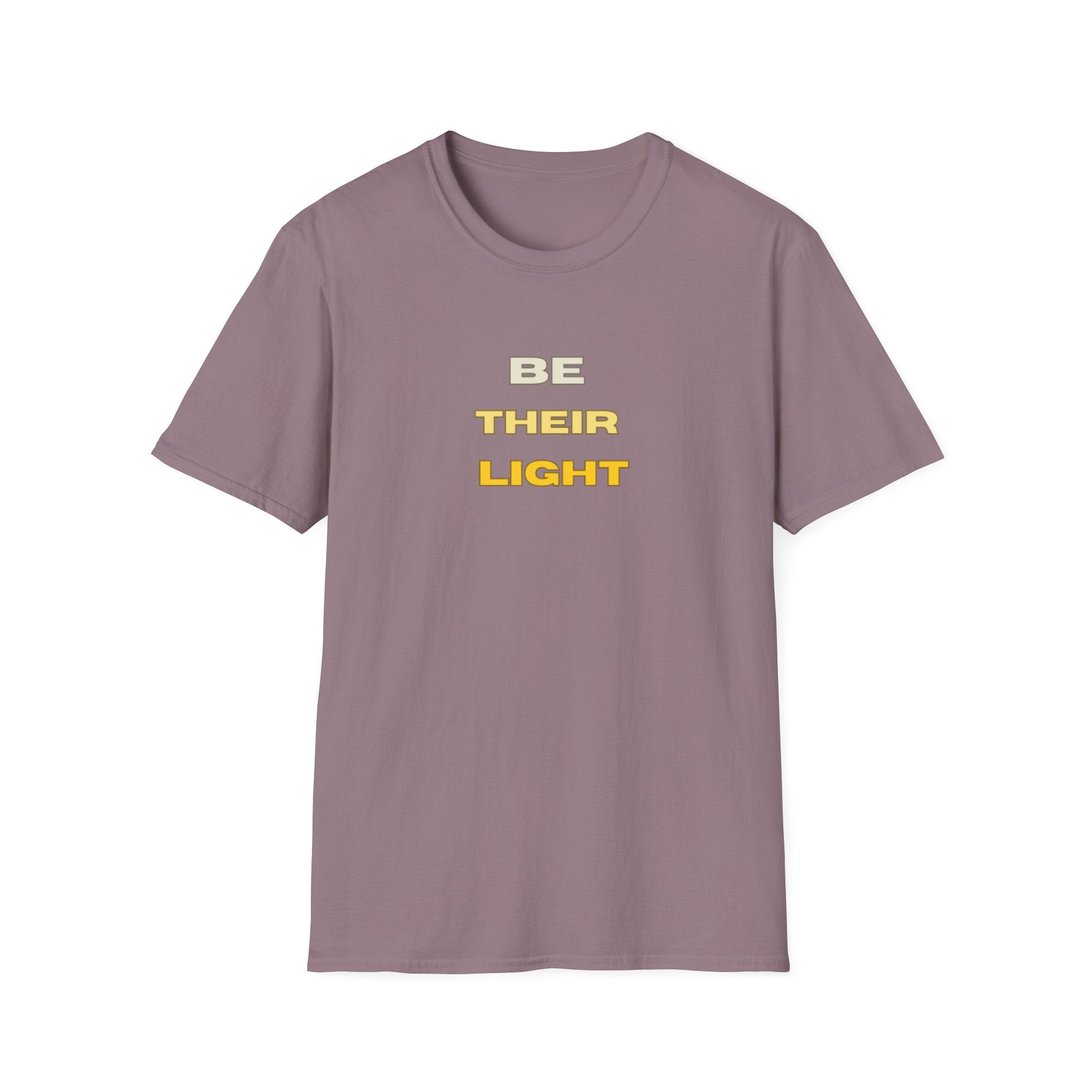 Be Their Light Mountain T-Shirt, Unisex Tee, Faith-Based Apparel, Christian Message Shirt