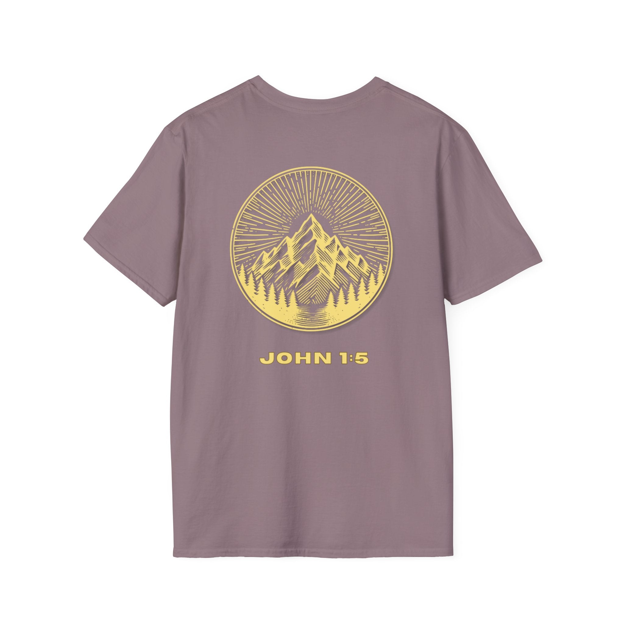 Be Their Light Mountain T-Shirt, Unisex Tee, Faith-Based Apparel, Christian Message Shirt