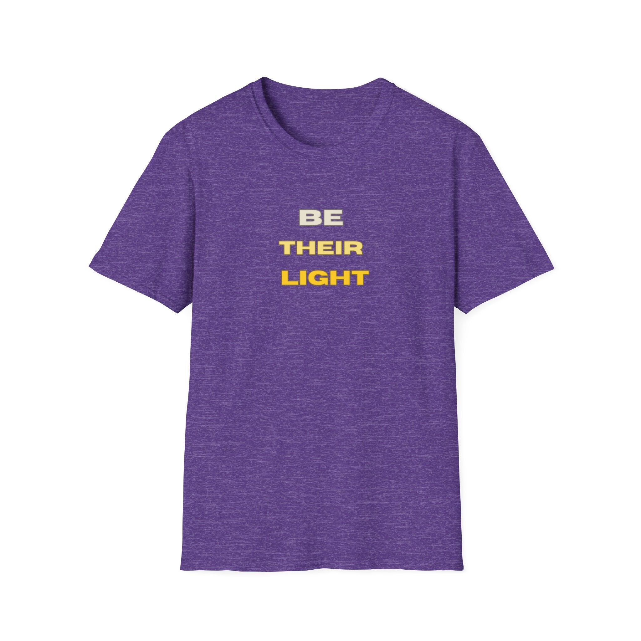 Be Their Light Mountain T-Shirt, Unisex Tee, Faith-Based Apparel, Christian Message Shirt
