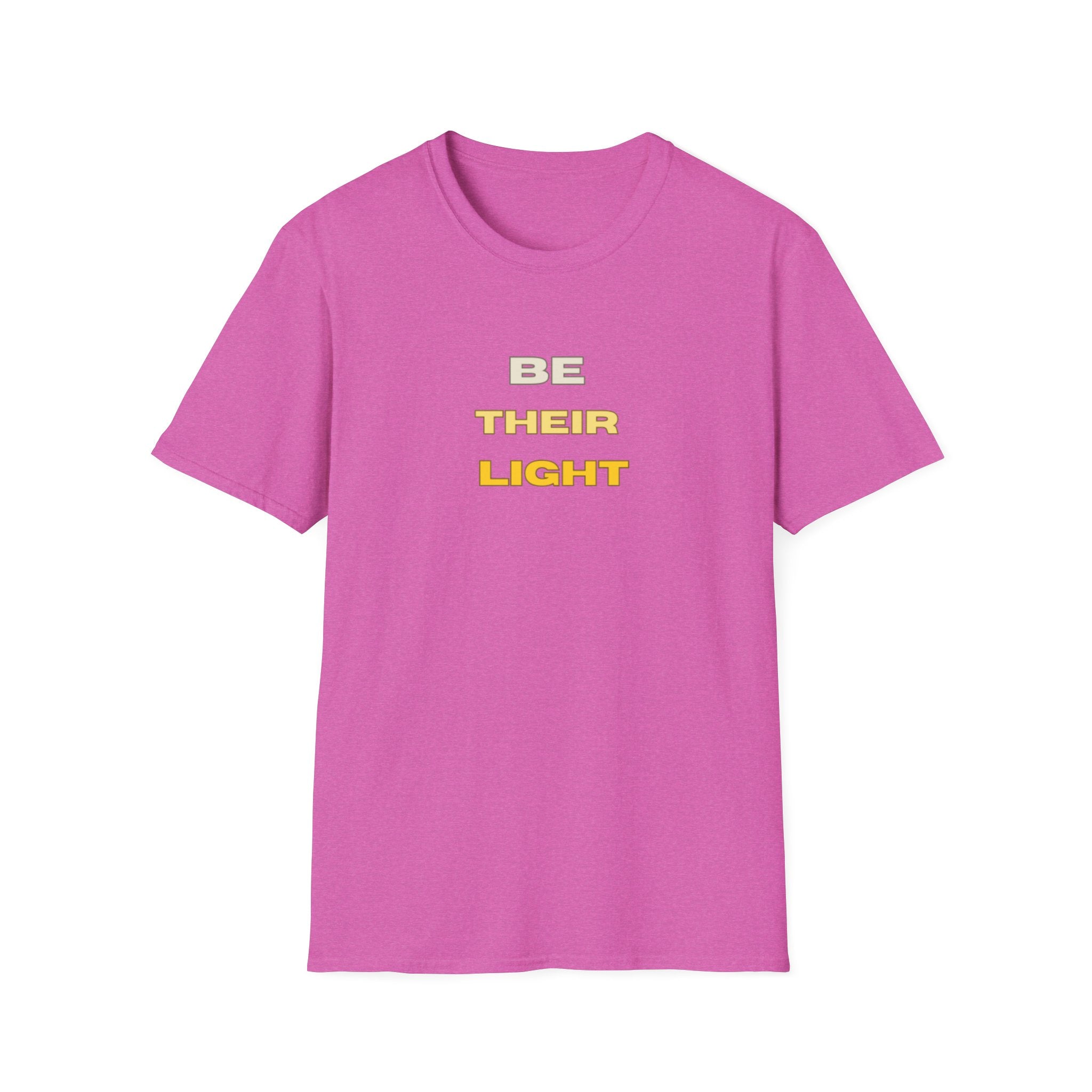 Be Their Light Mountain T-Shirt, Unisex Tee, Faith-Based Apparel, Christian Message Shirt
