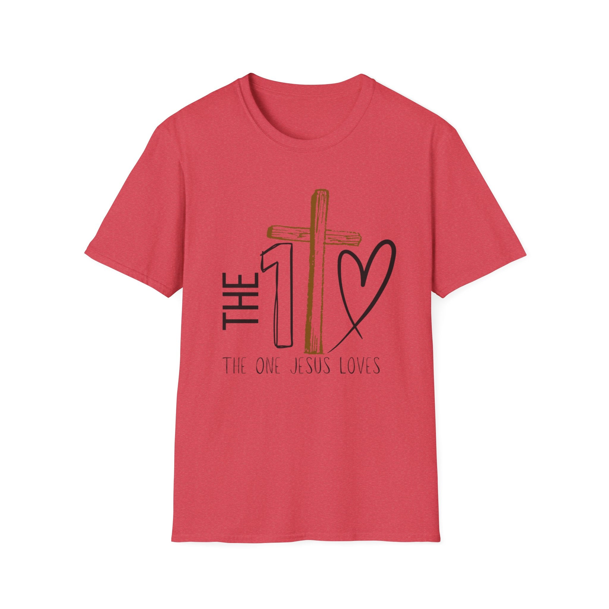 The One Jesus Loves Christian T-Shirt |Cross Graphic Shirt