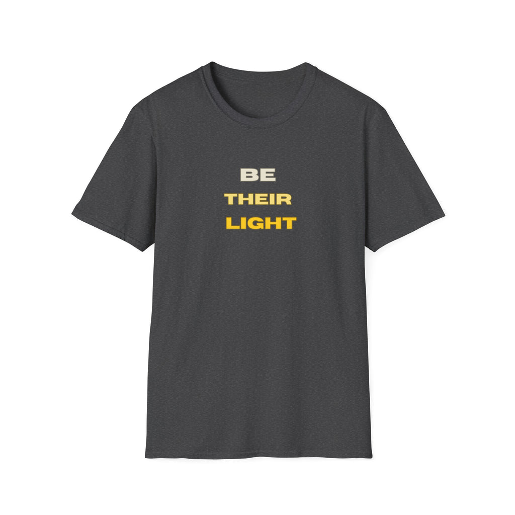 Be Their Light Mountain T-Shirt, Unisex Tee, Faith-Based Apparel, Christian Message Shirt
