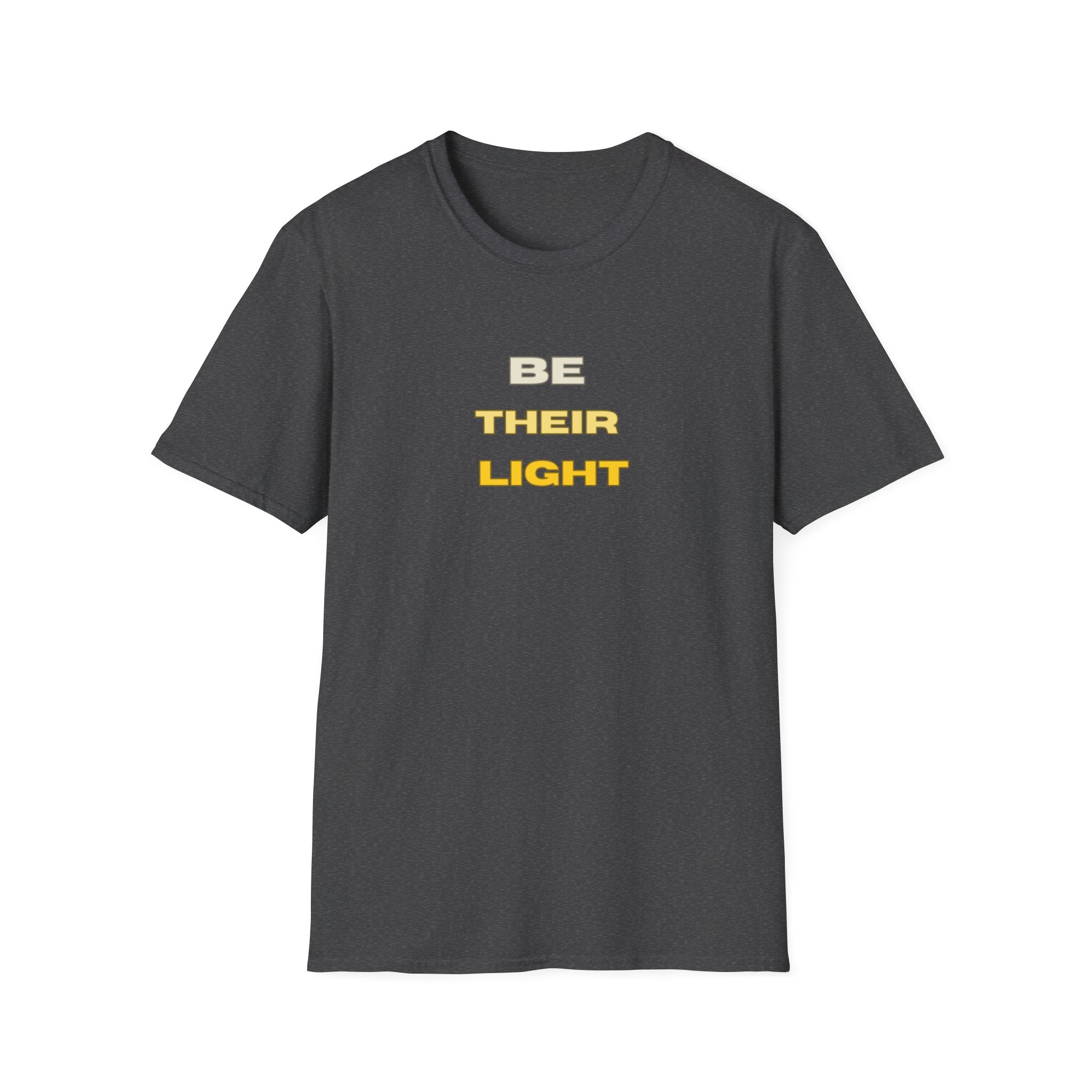 Be Their Light Mountain T-Shirt, Unisex Tee, Faith-Based Apparel, Christian Message Shirt