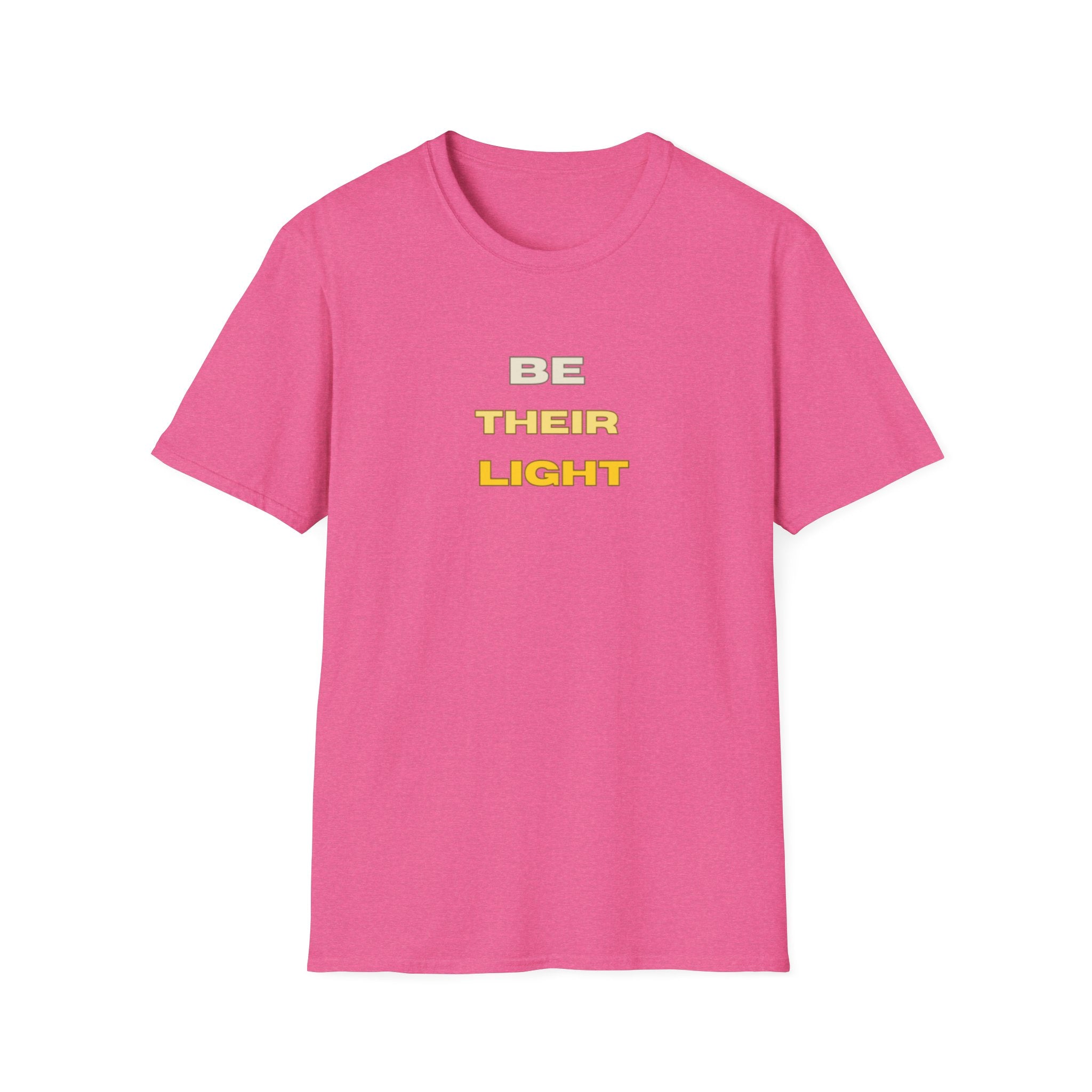 Be Their Light Mountain T-Shirt, Unisex Tee, Faith-Based Apparel, Christian Message Shirt